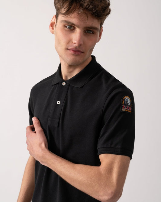 Parajumpers Gangapuma Mens Polo Shirt - Black 0541
