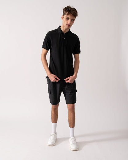 Parajumpers Gangapuma Mens Polo Shirt - Black 0541