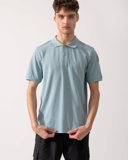 Parajumpers Gangapuma Mens Polo Shirt - Smoke Blue 0323