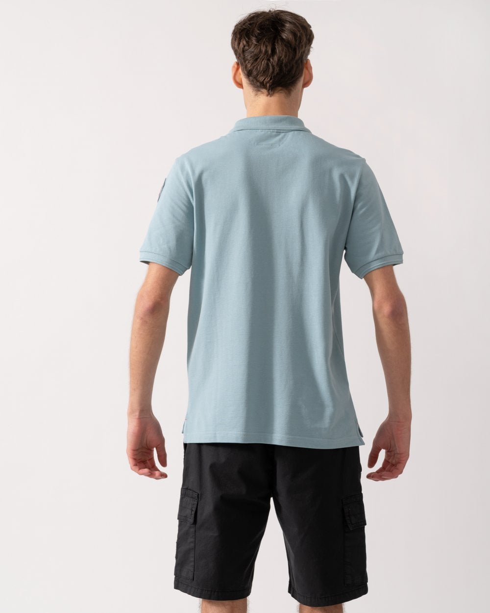 Parajumpers Gangapuma Mens Polo Shirt - Smoke Blue 0323