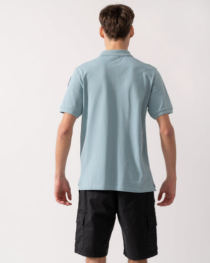 Parajumpers Gangapuma Mens Polo Shirt - Smoke Blue 0323