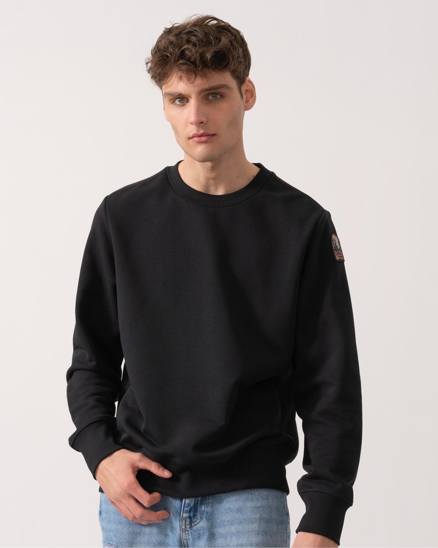 Parajumpers K2 Mens Crew Neck Sweatshirt with Logo Patch