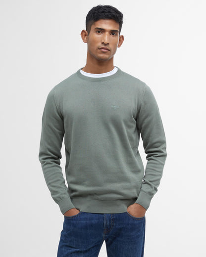Barbour Pima Cotton Mens Crew Sweatshirt