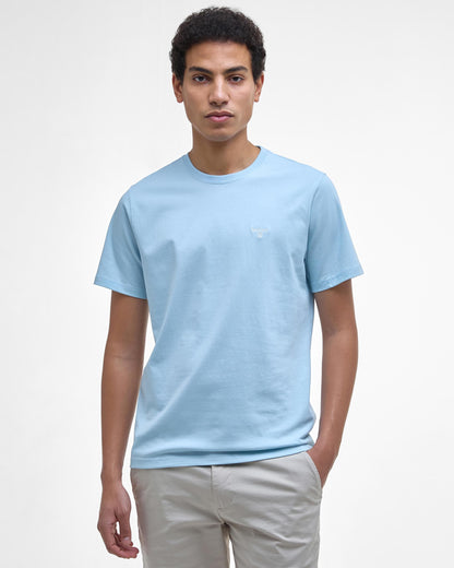 Barbour Sports Mens T-Shirt - Pale Sky