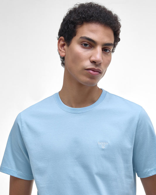 Barbour Sports Mens T-Shirt - Pale Sky