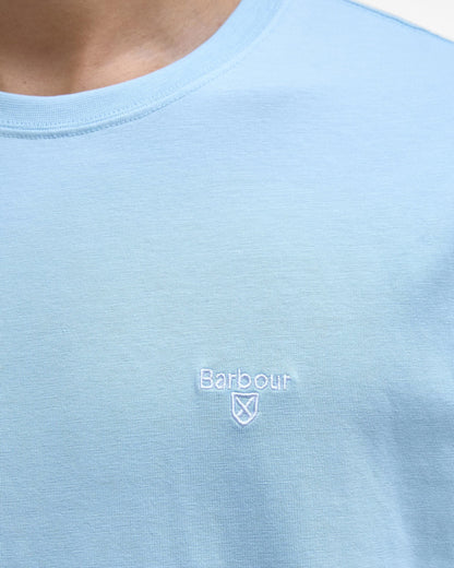 Barbour Sports Mens T-Shirt - Pale Sky