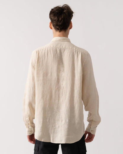 PS Paul Smith Mens Long Sleeve Tailored  Fit T-Shirt - 60 Light Beige