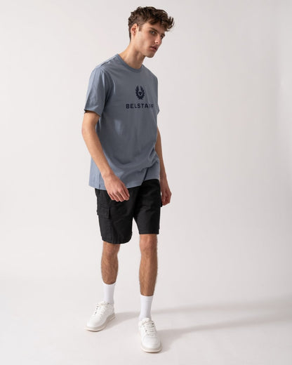 Belstaff Signature Mens T-Shirt - Blue Flint