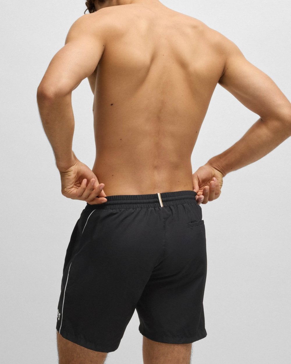 BOSS Orange Starfish Mens Swim Shorts NOS - Black 001