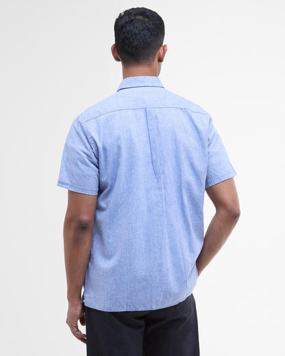 Barbour Nelson Mens Summer Shirt - Blue