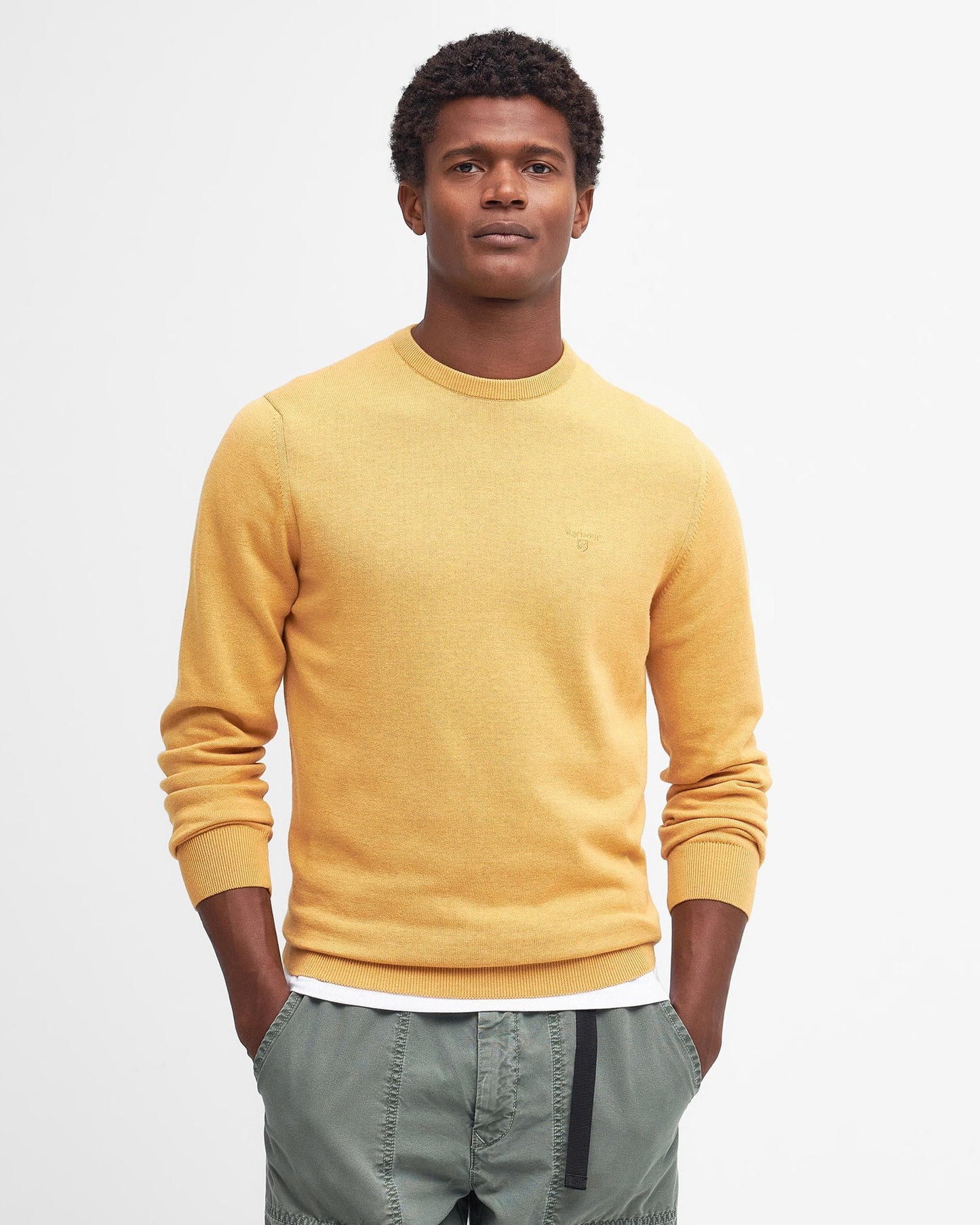 Barbour Pima Cotton Mens Crew Sweatshirt