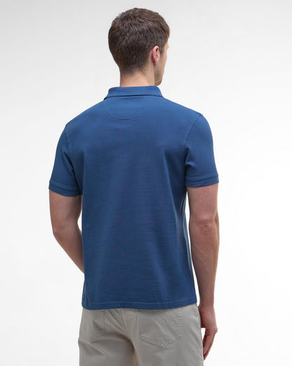 Barbour Mens Sports Polo Shirt - Dark Denim