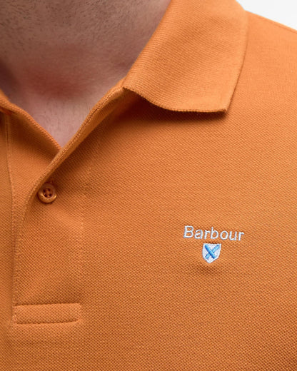 Barbour Mens Sports Polo Shirt - Sunset Haze