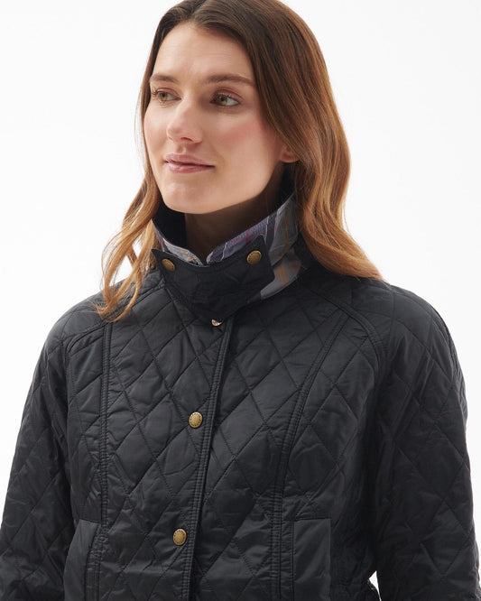 Barbour Summer Beadnell Womens Quilted Jacket - Black