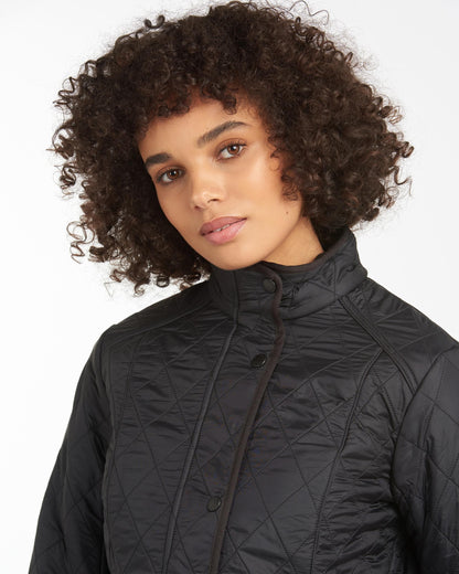 Barbour Cavalry Womens Polarquilt Jacket - Black