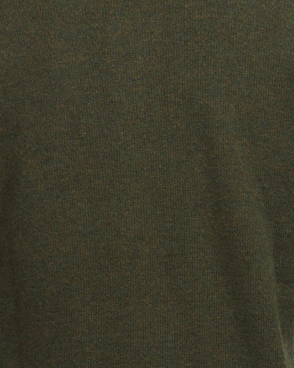 Barbour Holden Mens Half Zip - Olive Marl