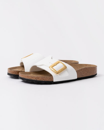 Birkenstock Catalina Cushion Big Buckle Womens Birko-Flor Patent Sandals