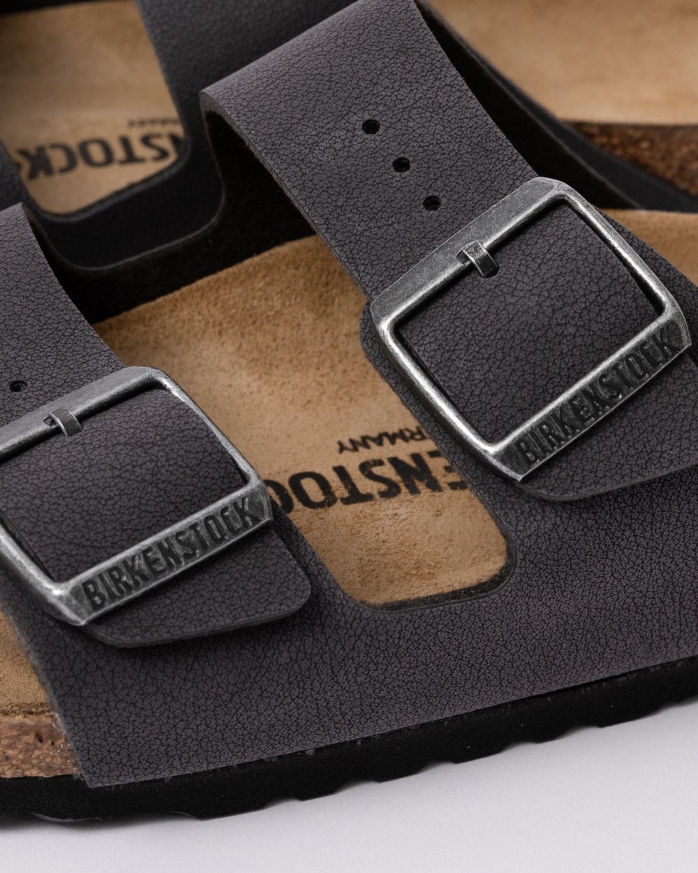Birkenstock Arizona Birkibuc Womens Sandals - Birkibuc Velvet Grey