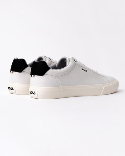 BOSS Orange Aiden Tenn Mens Trainers 50542114 - Open White 121