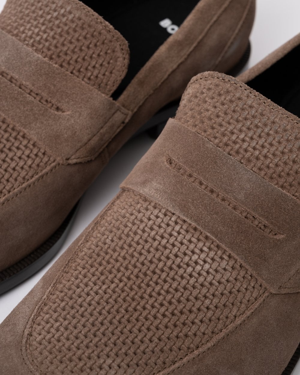 BOSS Orange Tayil Mens Suede Loafers