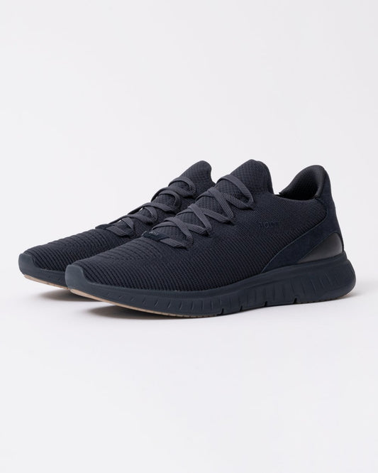 BOSS Orange Titanium Mens Slip-On Knit Trainers - Dark Blue 405