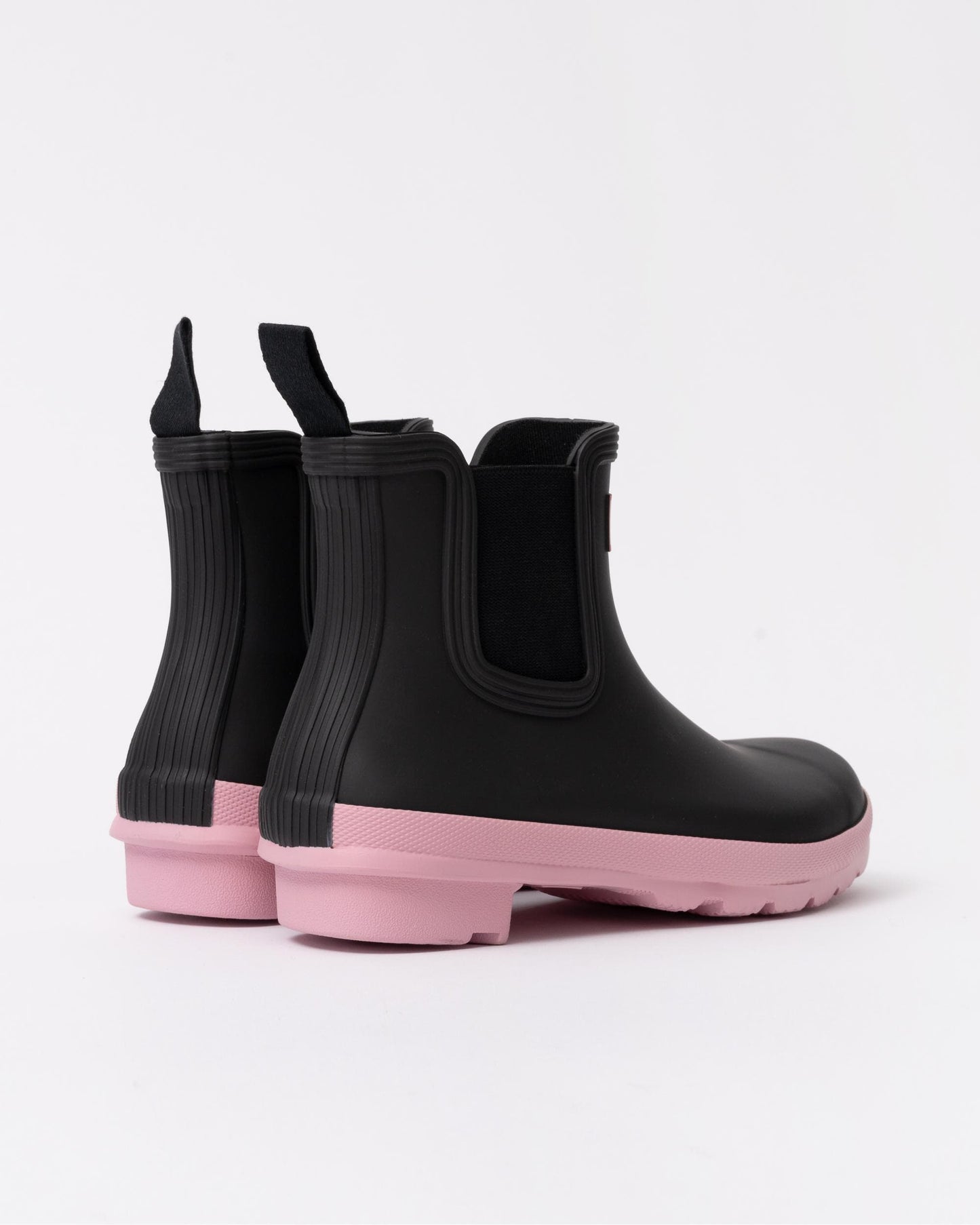 Hunter Original Chelsea Womens Boots - Black/Pink Nectar