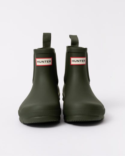 Hunter Original Chelsea Womens Boots - Dark Olive