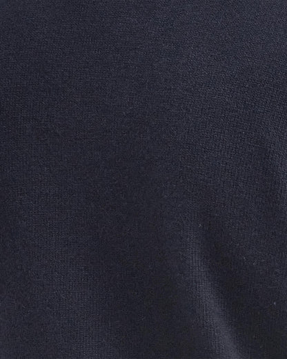 Barbour Essential Lambswool Mens Half-Zip Jumper - Navy