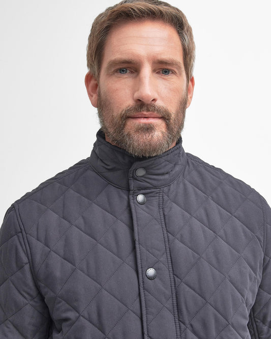 Barbour Shoveler Mens Quilted Jacket - Navy