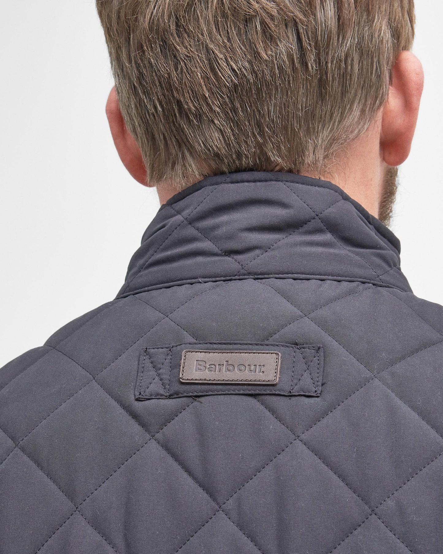 Barbour Shoveler Mens Quilted Jacket - Navy