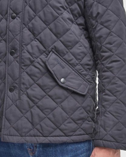 Barbour Shoveler Mens Quilted Jacket - Navy
