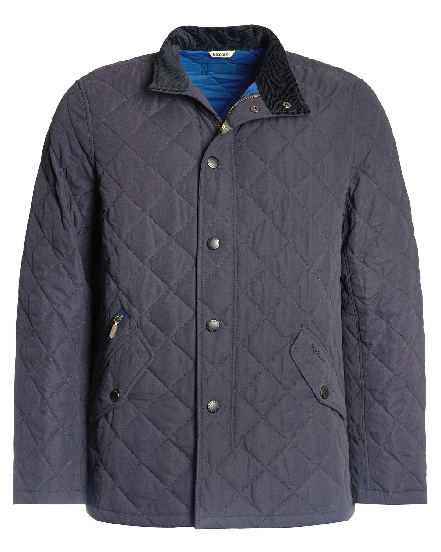 Barbour Shoveler Mens Quilted Jacket - Navy