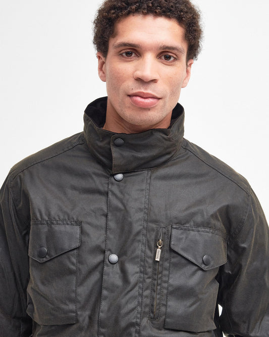 Barbour Sapper Mens Wax Jacket - Olive/Classic