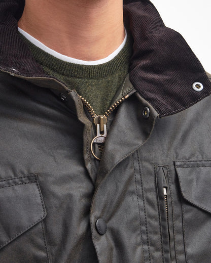Barbour Sapper Mens Wax Jacket - Olive/Classic