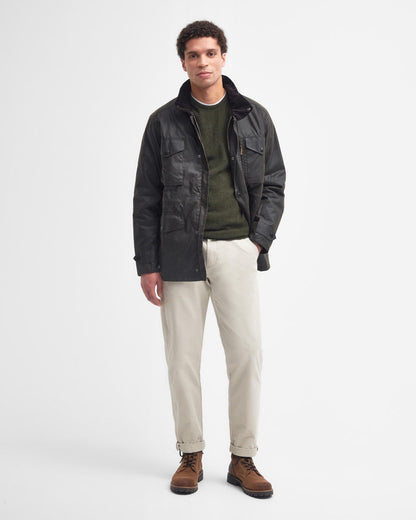 Barbour Sapper Mens Wax Jacket - Olive/Classic