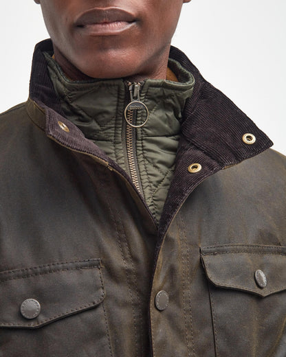 Barbour Ogston Mens Wax Jacket - Olive