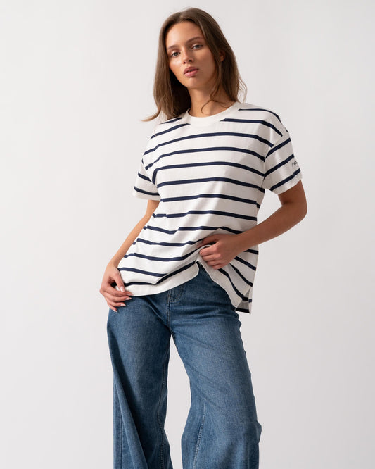 Joules Ellie Womens Short Sleeve Striped Top