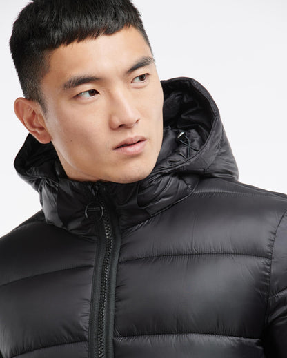 Barbour International Legacy Bobber Mens Zip Through - Black