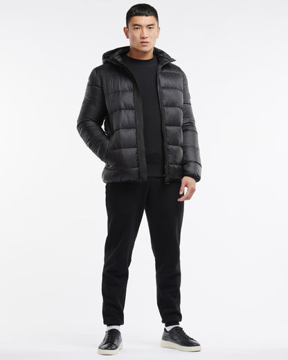 Barbour International Legacy Bobber Mens Zip Through - Black