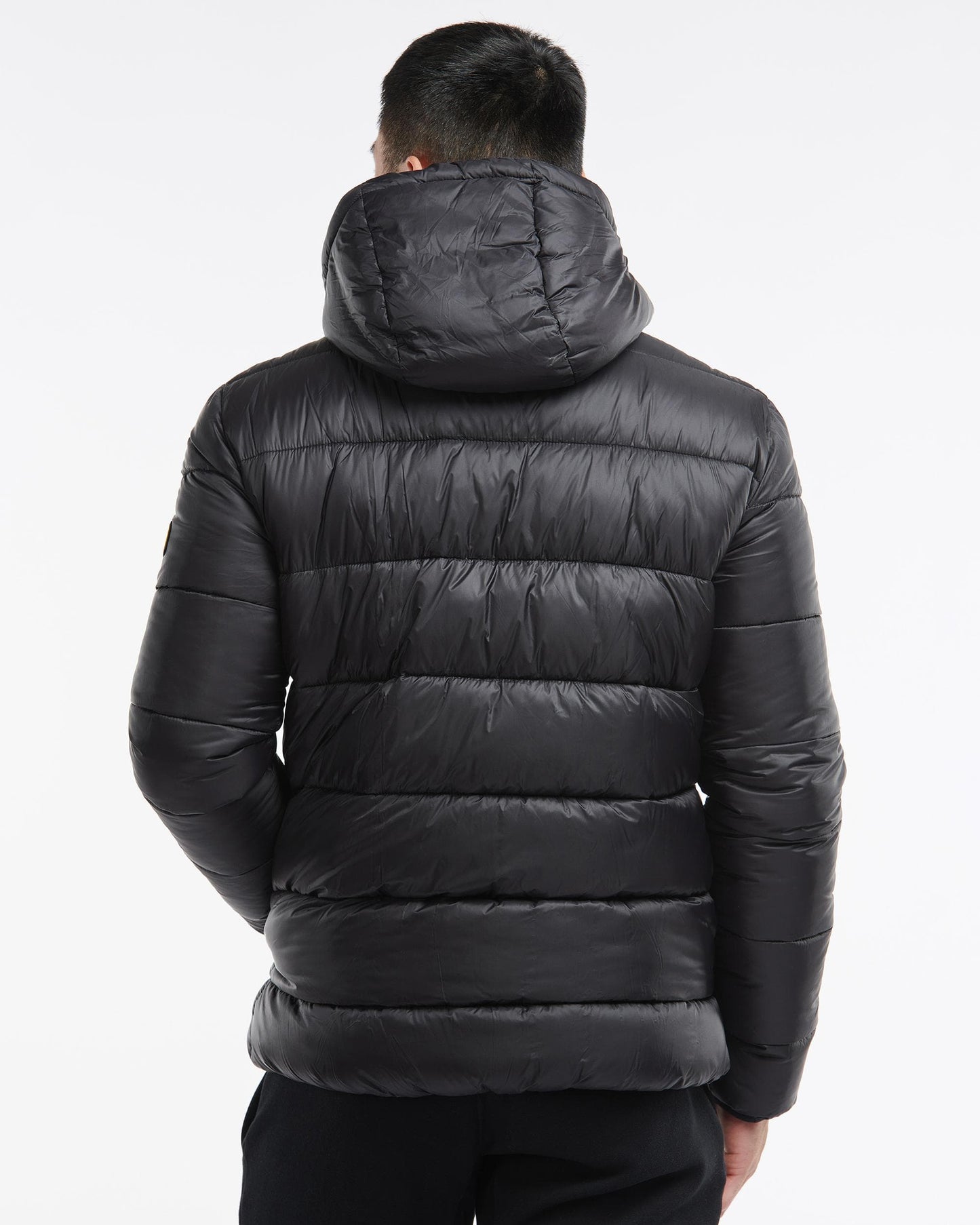 Barbour International Legacy Bobber Mens Zip Through - Black