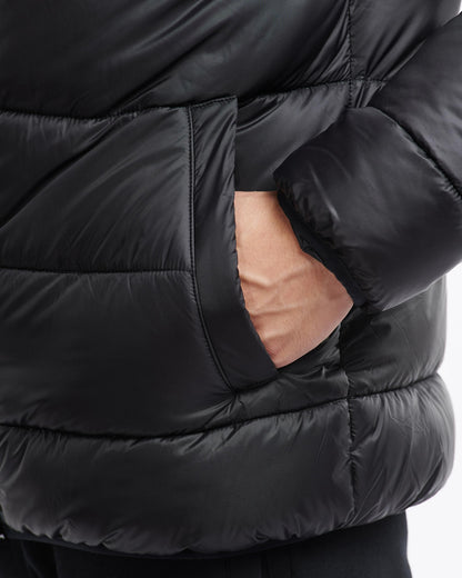Barbour International Legacy Bobber Mens Zip Through - Black