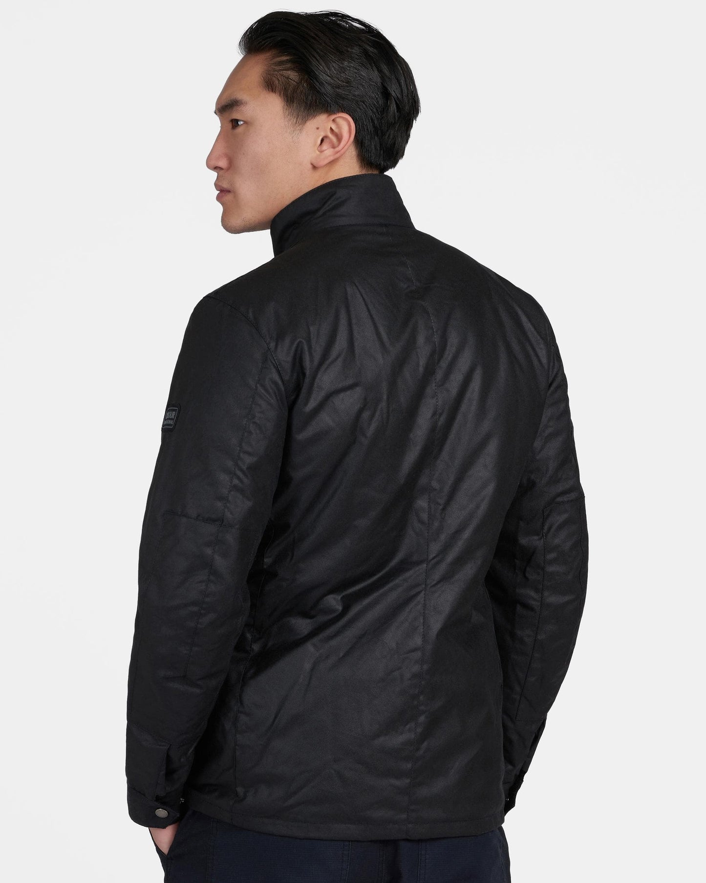 Barbour International Duke Mens Wax Jacket - Black