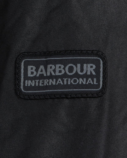 Barbour International Duke Mens Wax Jacket - Black