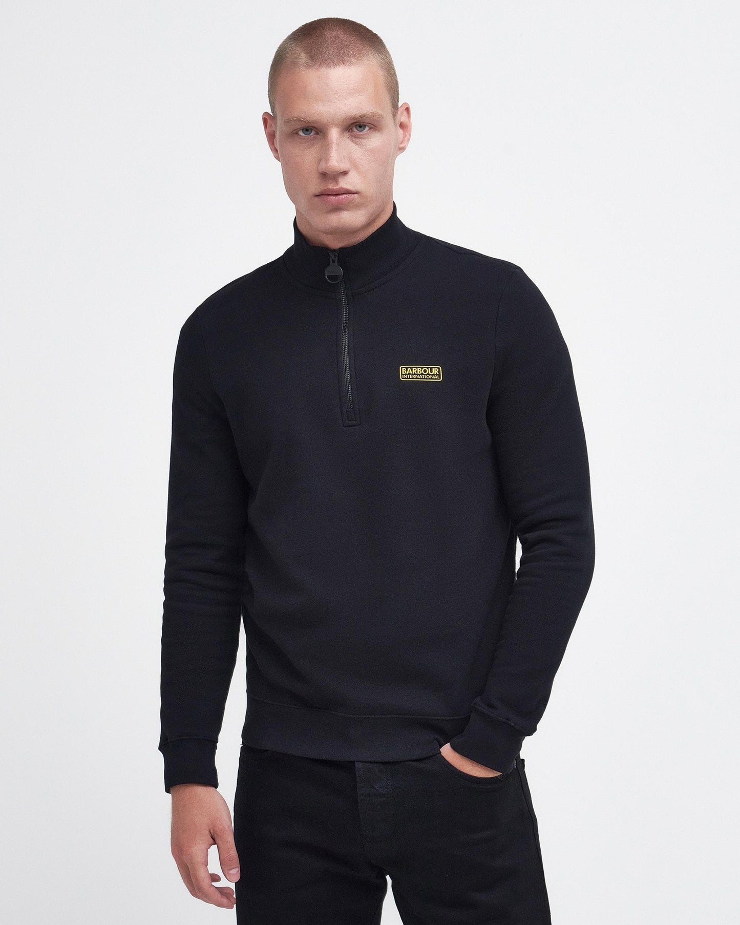 Barbour International Essential Half-Zip Mens Sweatshirt