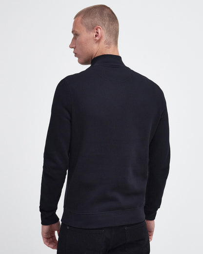 Barbour International Essential Half-Zip Mens Sweatshirt - Black