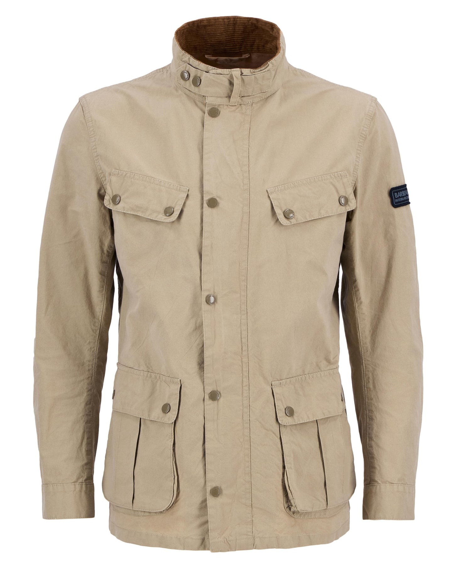 Barbour International Summer Wash Duke Mens Jacket - Beige