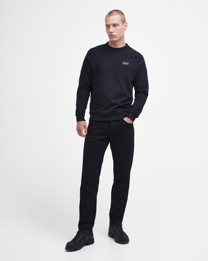 Barbour International Essential Crew Mens Sweatshirt - Black