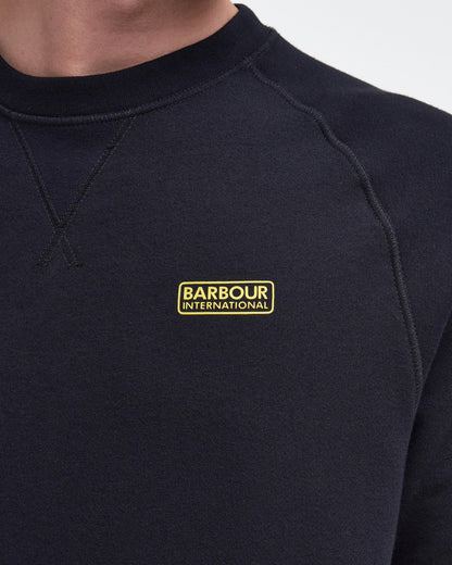 Barbour International Essential Crew Mens Sweatshirt - Black