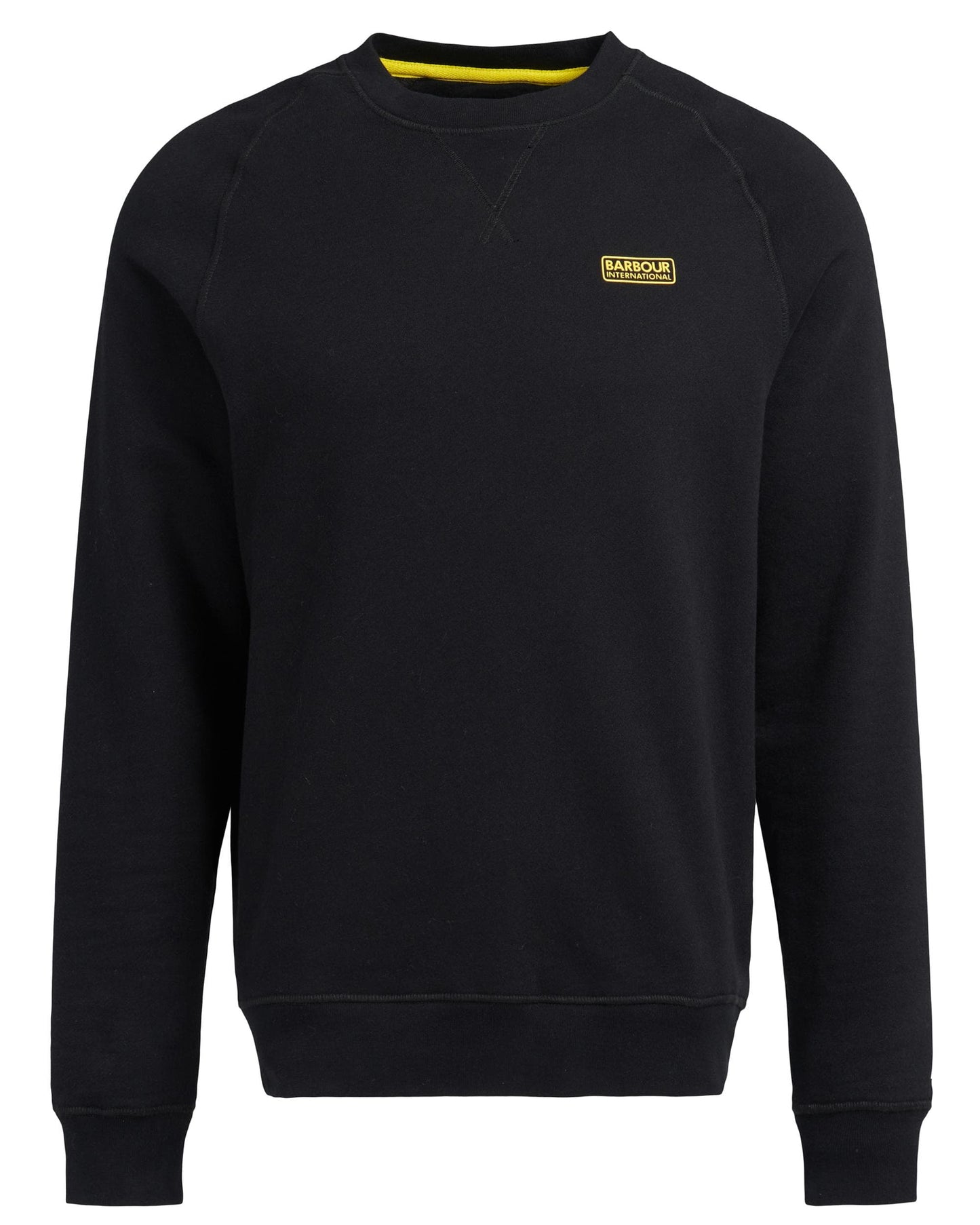 Barbour International Essential Crew Mens Sweatshirt - Black