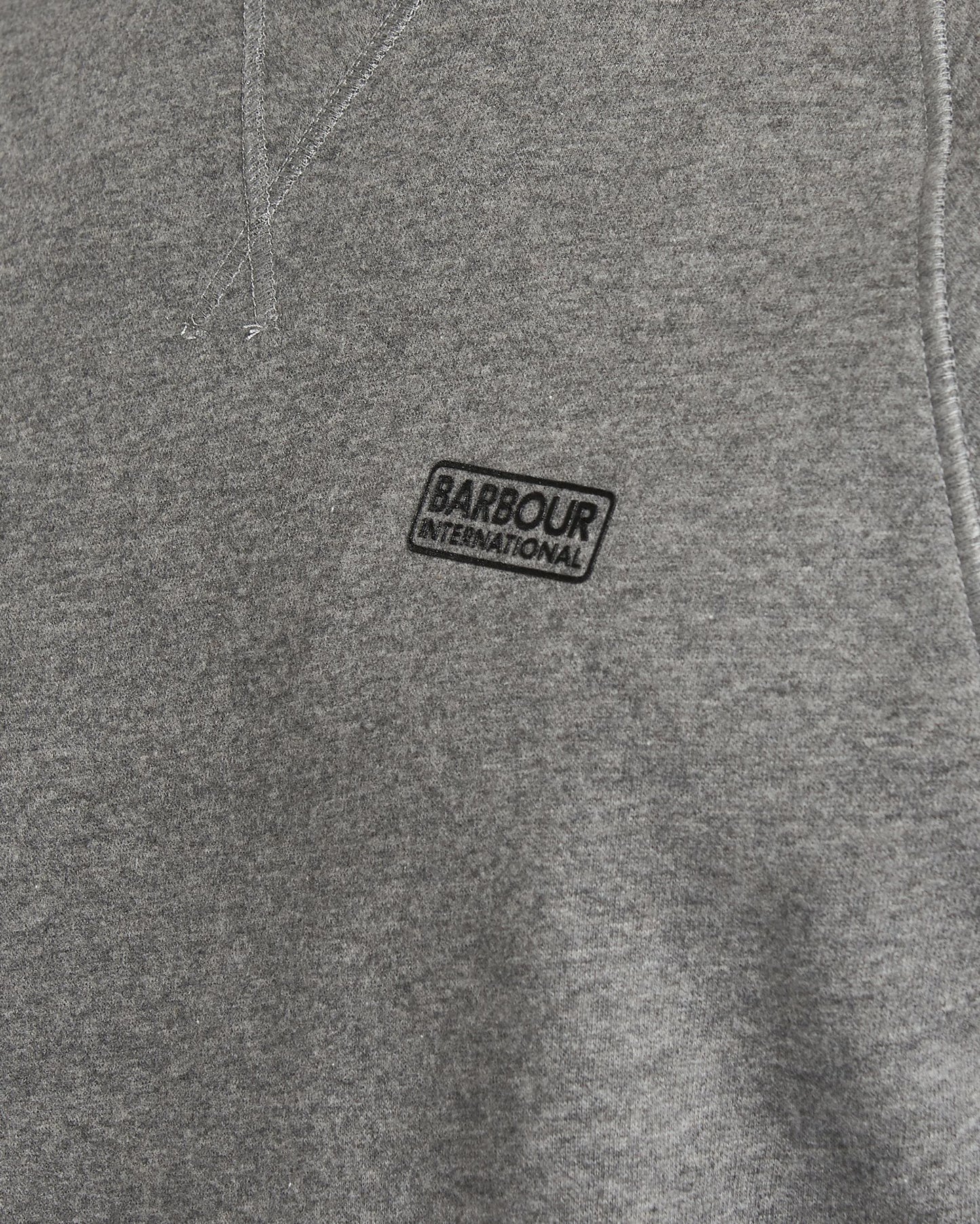 Barbour International Essential Crew Mens Sweatshirt - Anthracite Marl